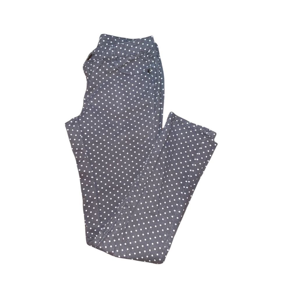 Polka dot skinny jegging
